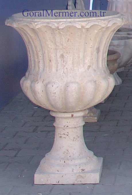traverten saksı